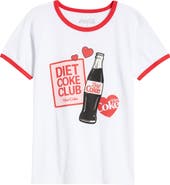 GOLDEN HOUR Diet Coke Stickers Graphic Cotton T-Shirt