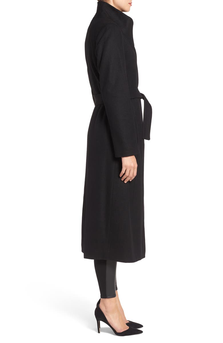 Kenneth Cole New York Fencer Melton Wool Maxi Coat, Alternate, color, 