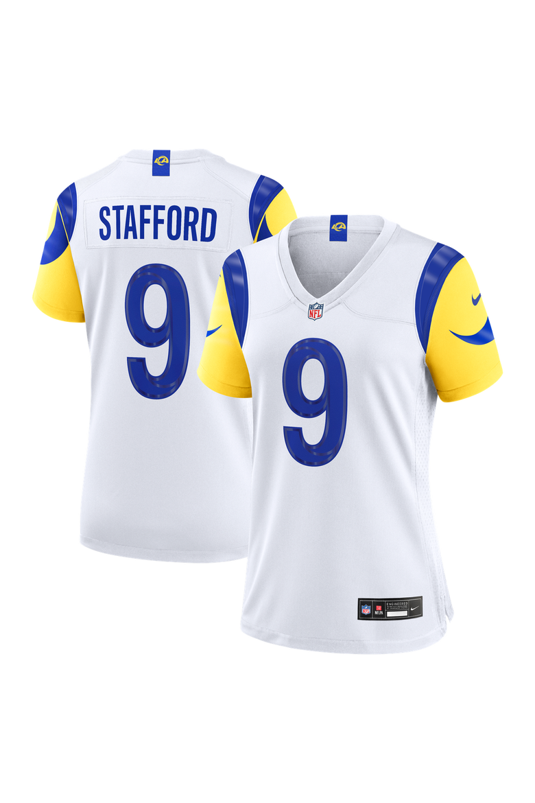 Women's Nike Matthew Stafford White Los Angeles Rams Game Jersey, Main, color, White