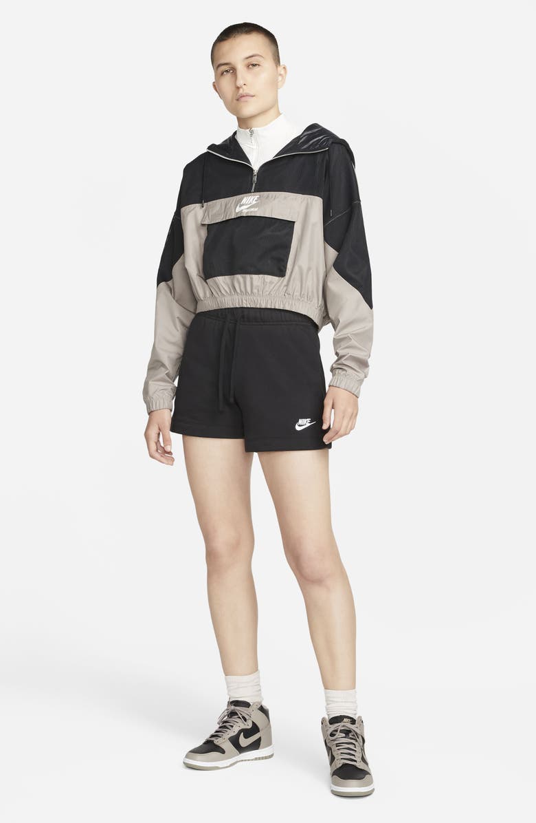 Nike Club Fleece Shorts, Alternate, color, 010 Black/White