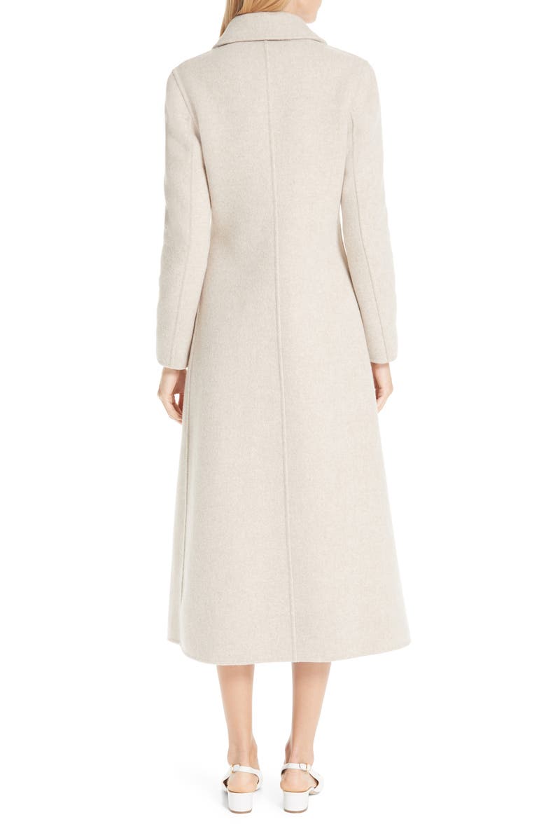 Mansur Gavriel Boiled Wool Blend Coat, Alternate, color,