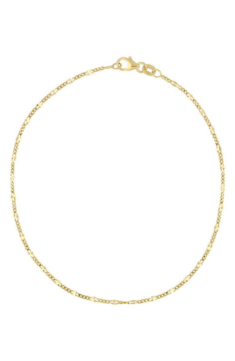 Bony Levy 14K Gold Chain Anklet, Main, color, 
