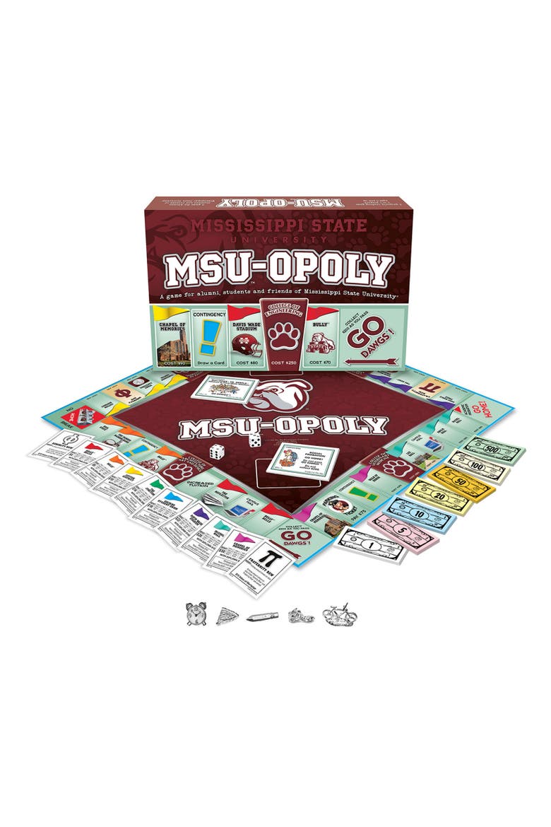 Msuopoly Mississippi State Monopoly Board Game, Main, color, Multicolored