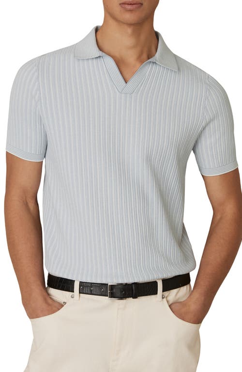 Reiss Lancaster Polo Sweater In Blue