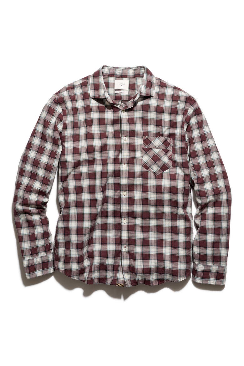 John Boucle Plaid Shirt, Alternate, color, PORT