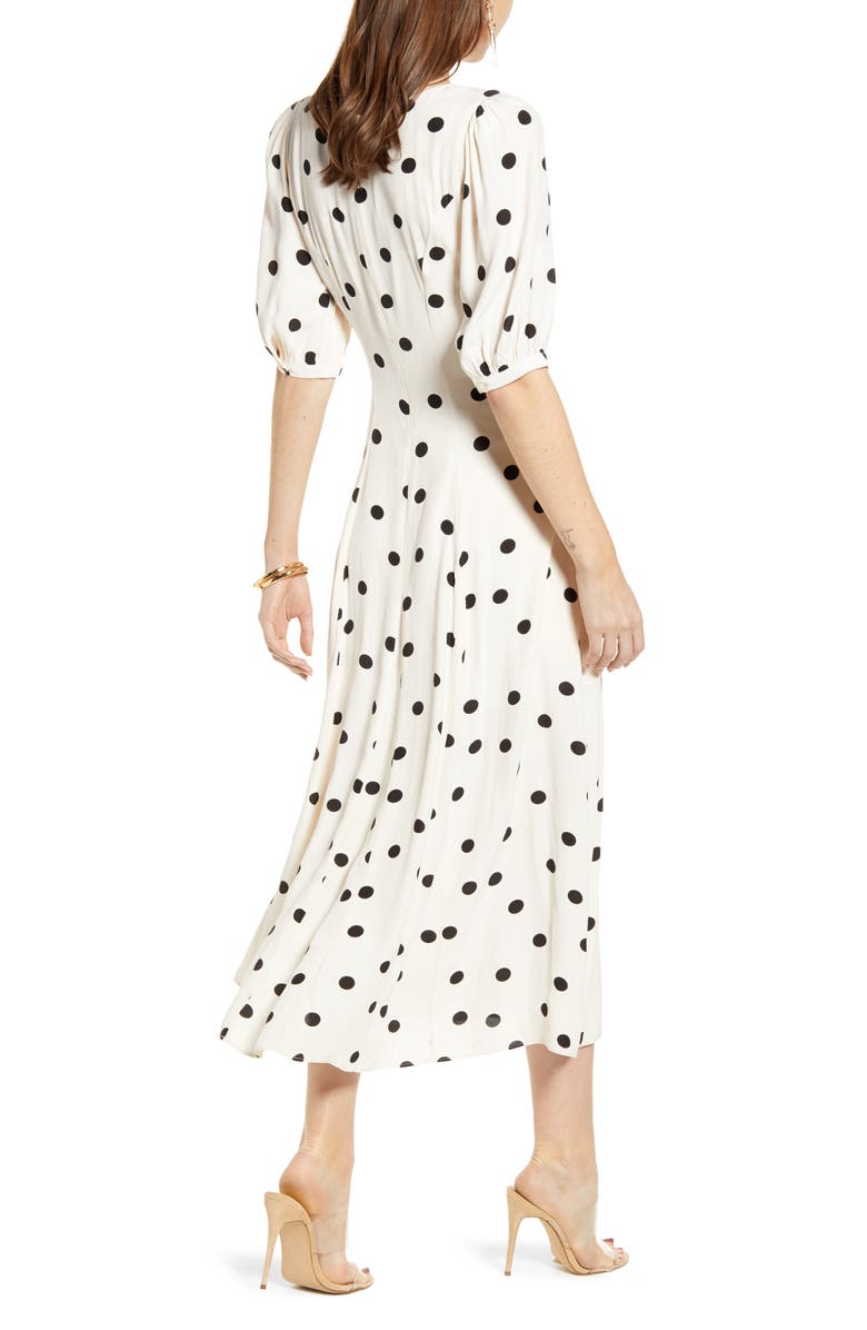 Something Navy Print Dress, Alternate, color, 