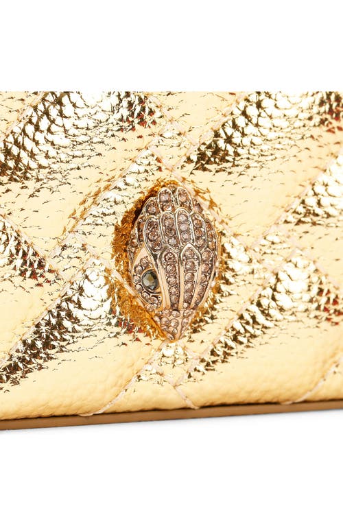 Kurt Geiger London Micro Kensington Camera Bag In Gold