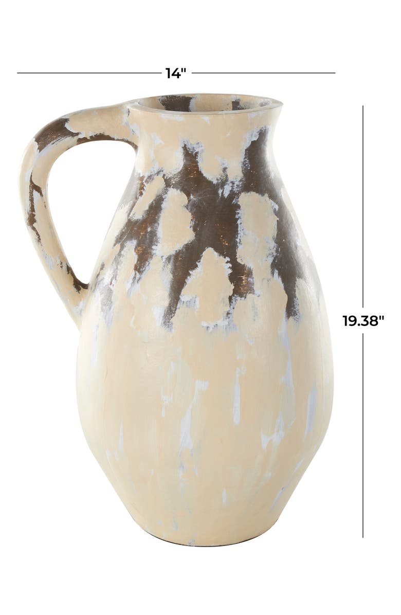 SONOMA SAGE HOME Cream Ceramic Vase, Alternate, color, Cream