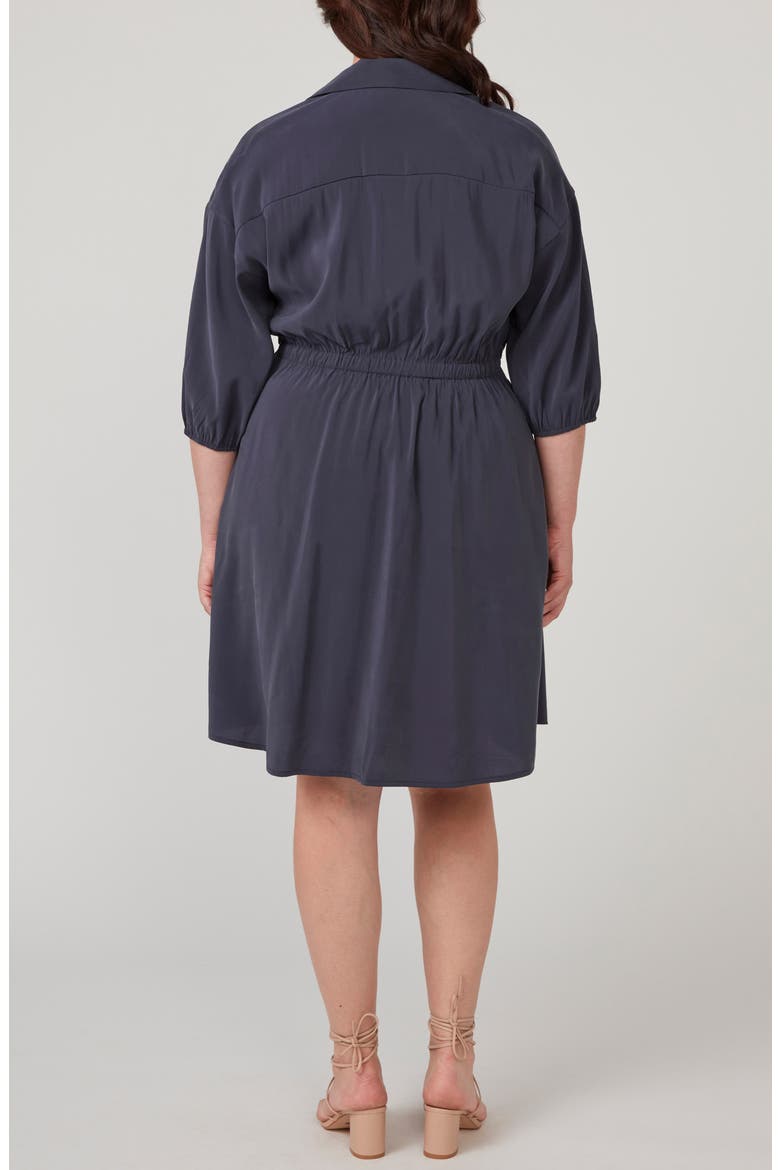 Zale Shirtdress, Alternate, color, NAVY