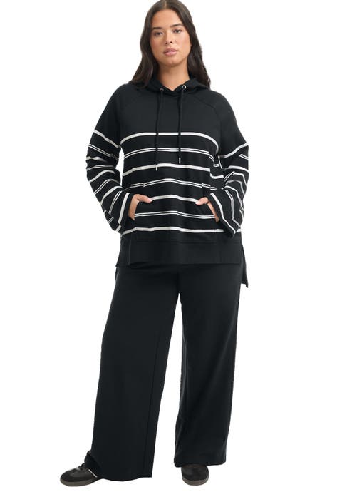 Bell-Sleeve French Terry Sweatshirt