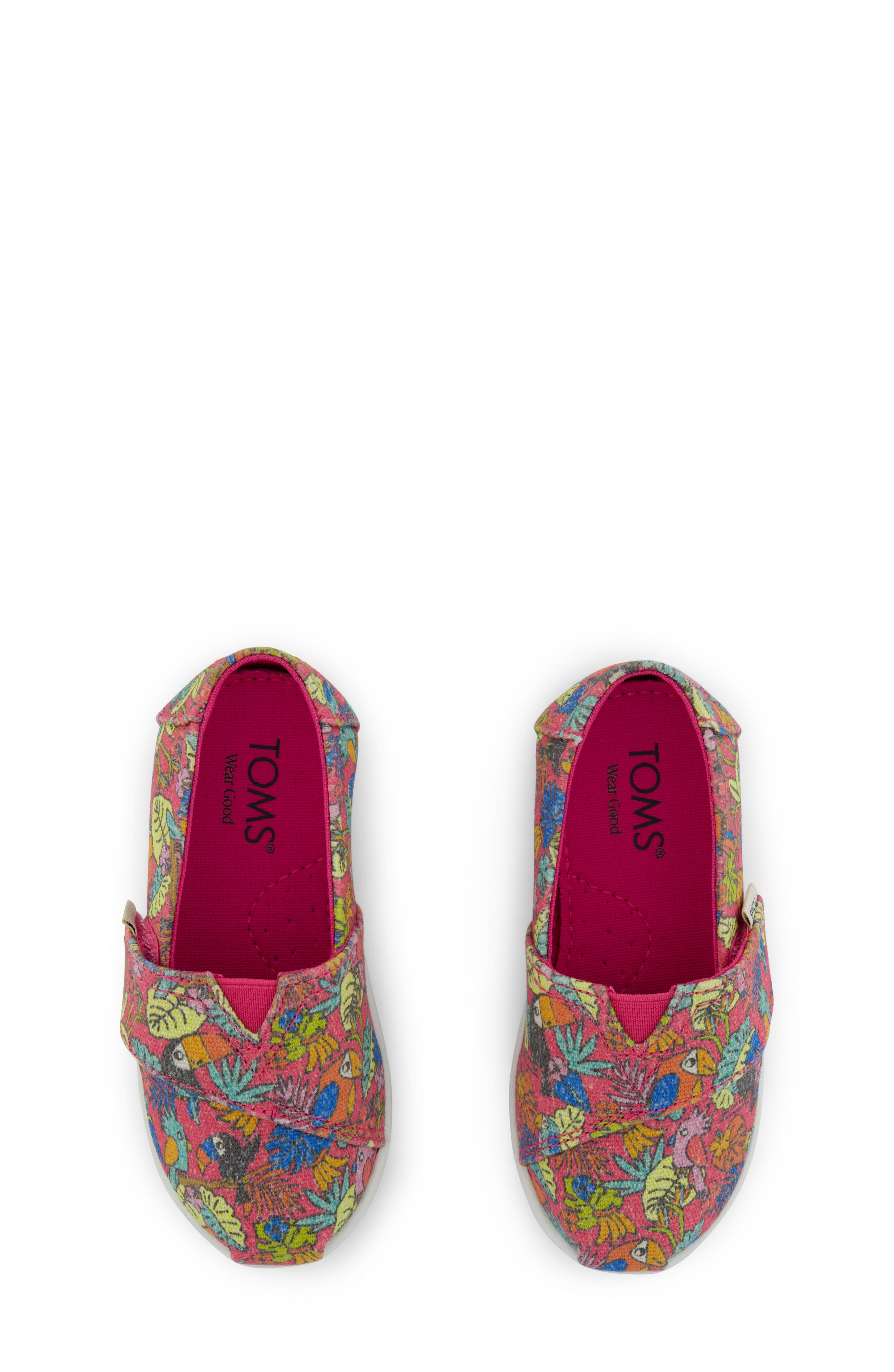 TOMS Kids' Alpargata Sneaker, Alternate, color, Pink