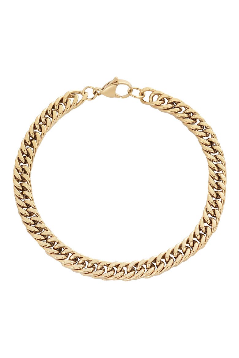 Men's Chunky Chain Bracelet, Main, color, GOLD