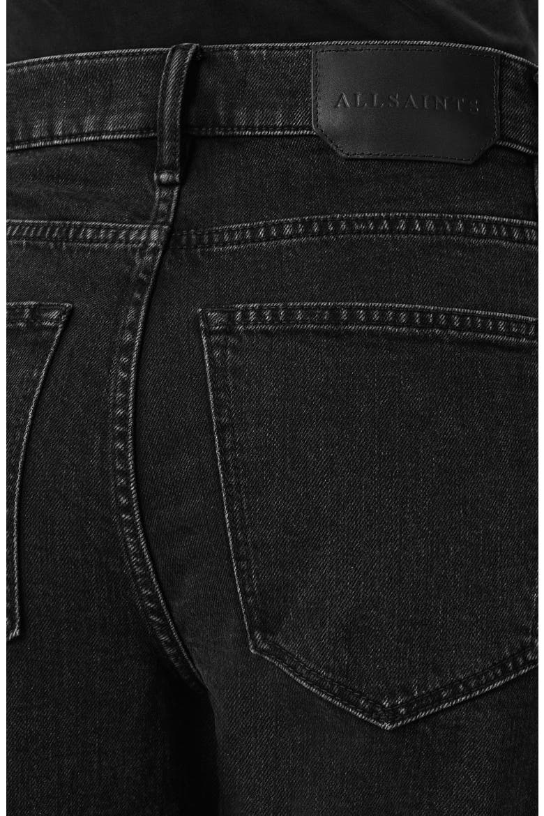 Sadie Barrel Leg Jeans, Alternate, color, WASHED BLACK