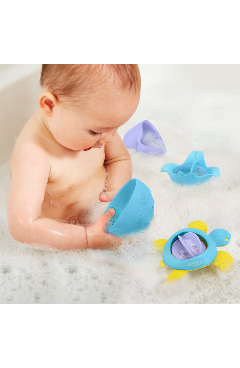 Green Toys Sea Life Set, 6 Piece Bath Set, Alternate, color, Multicolored