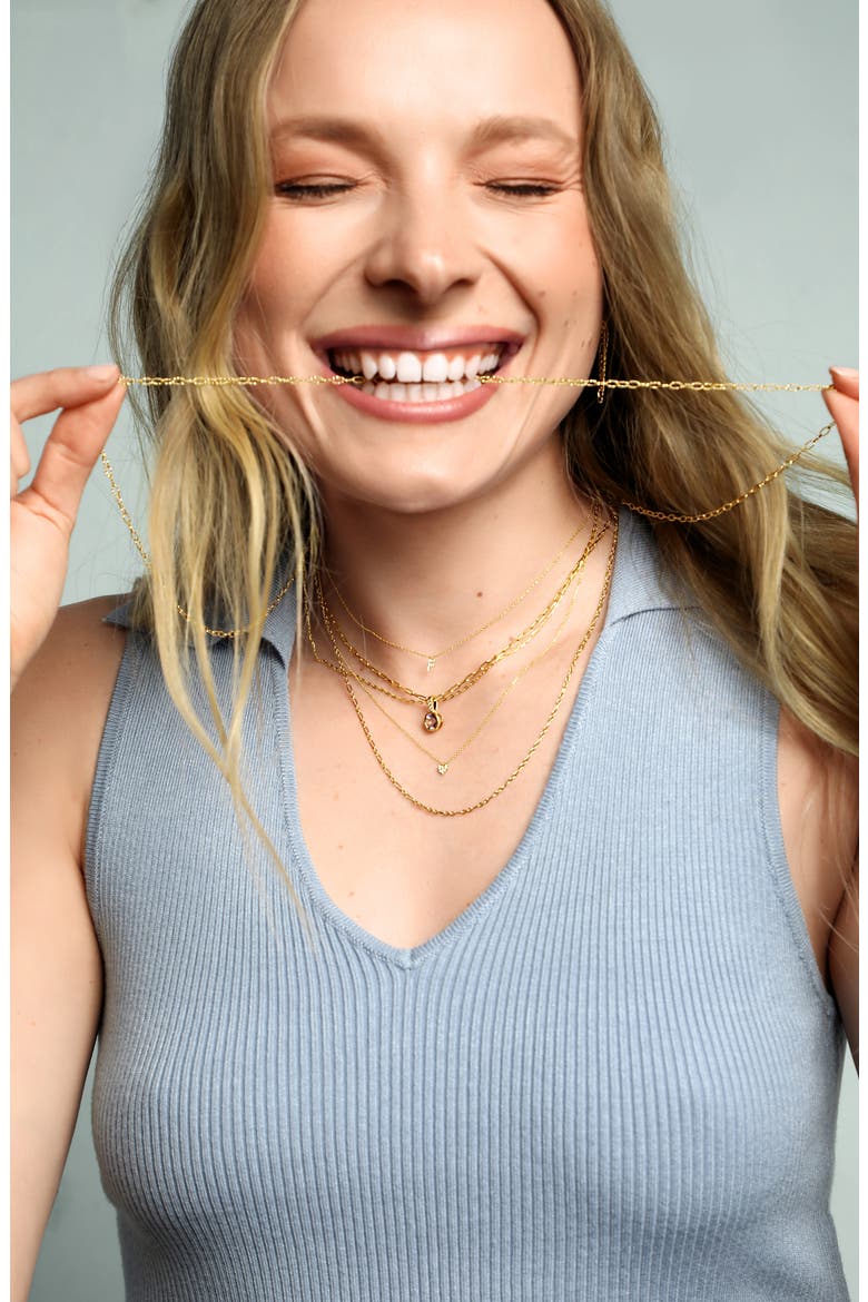 14K Gold Link Chain Long Necklace (Nordstrom Exclusive), Alternate, color, YELLOW GOLD