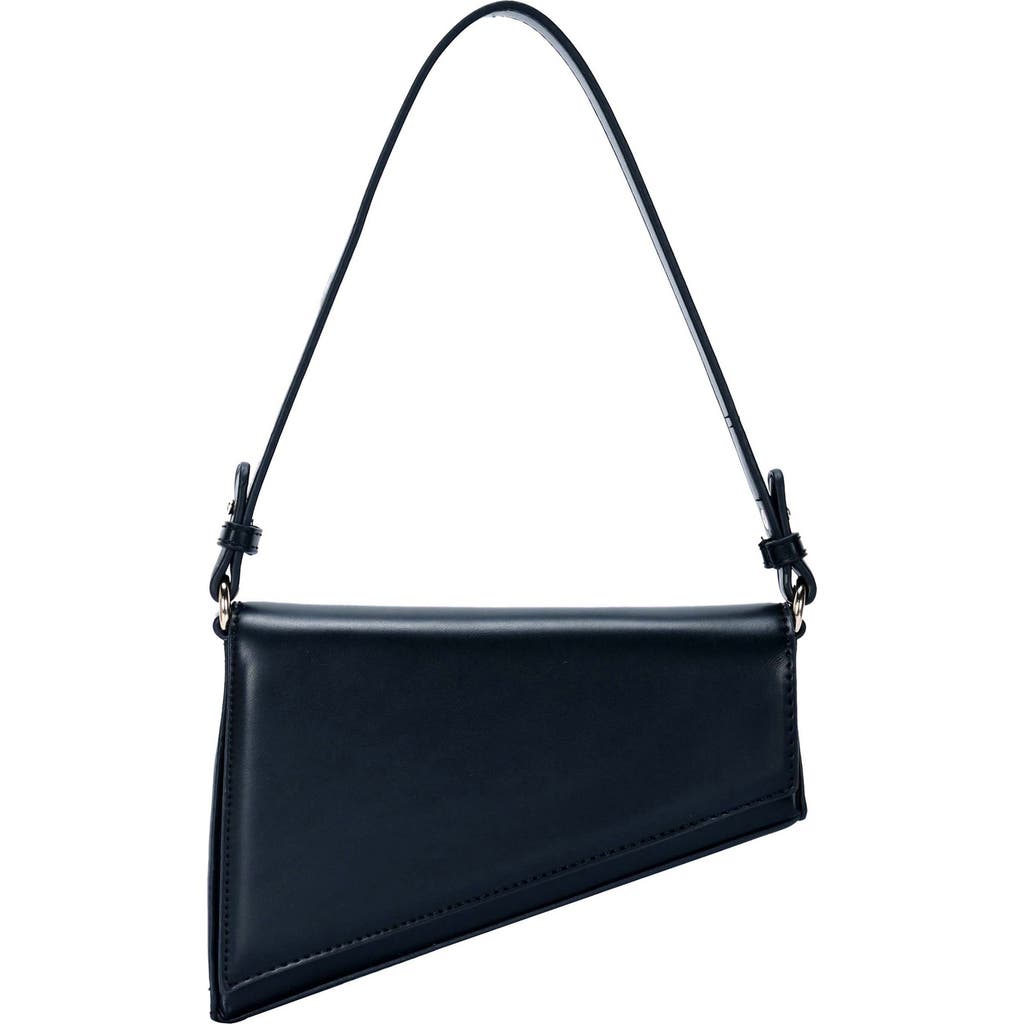Madison West Mini Asymmetric Shoulder Bag In Black