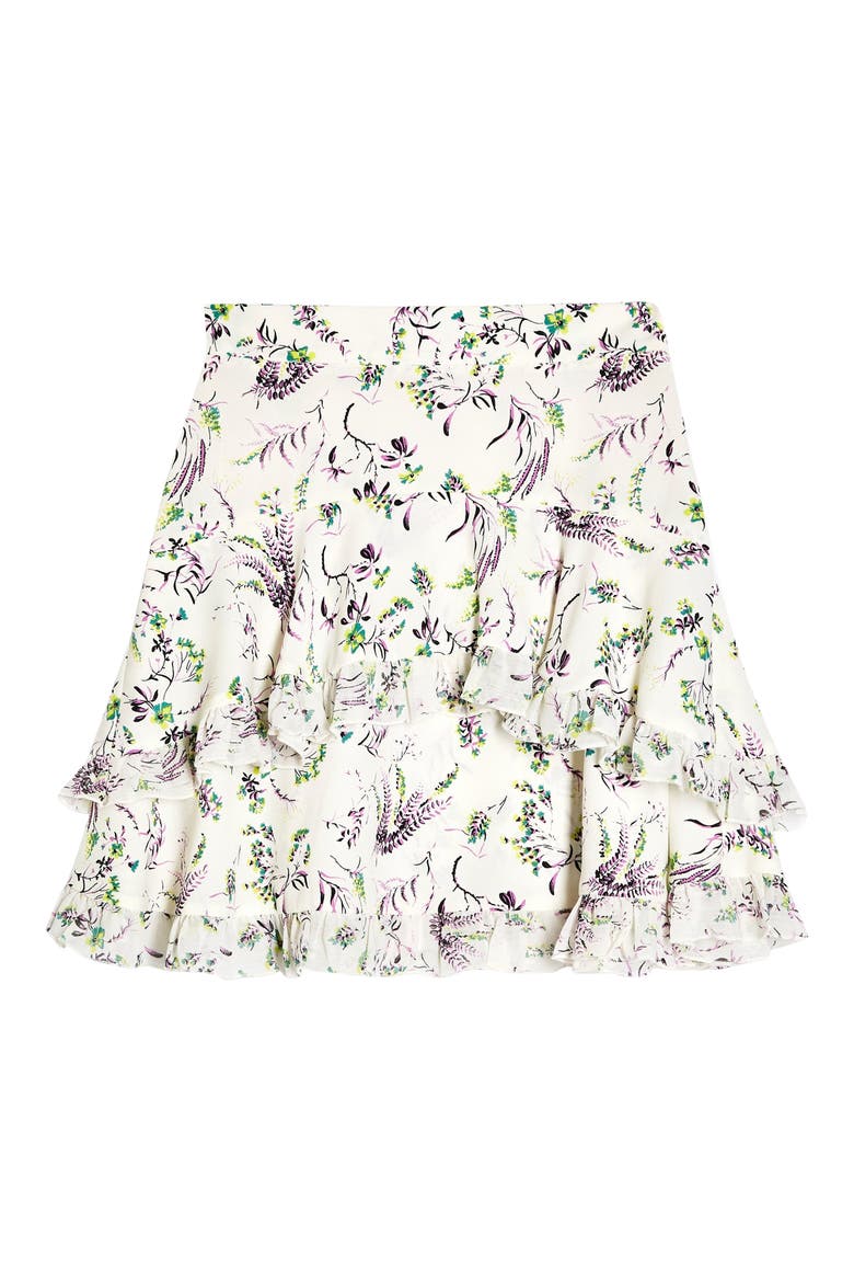 IDOL Desiree Layered Skirt, Alternate, color, CREAM MULTI