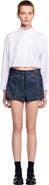 SANDRO Denim belt loop shorts