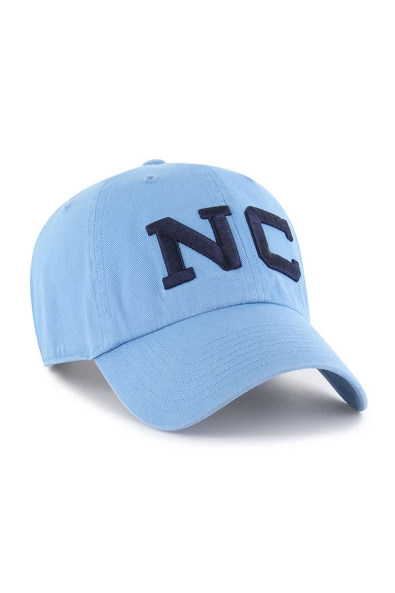 Men's '47 Carolina Blue North Carolina Tar Heels Vault Clean Up Adjustable Hat, Alternate, color, Light Blue