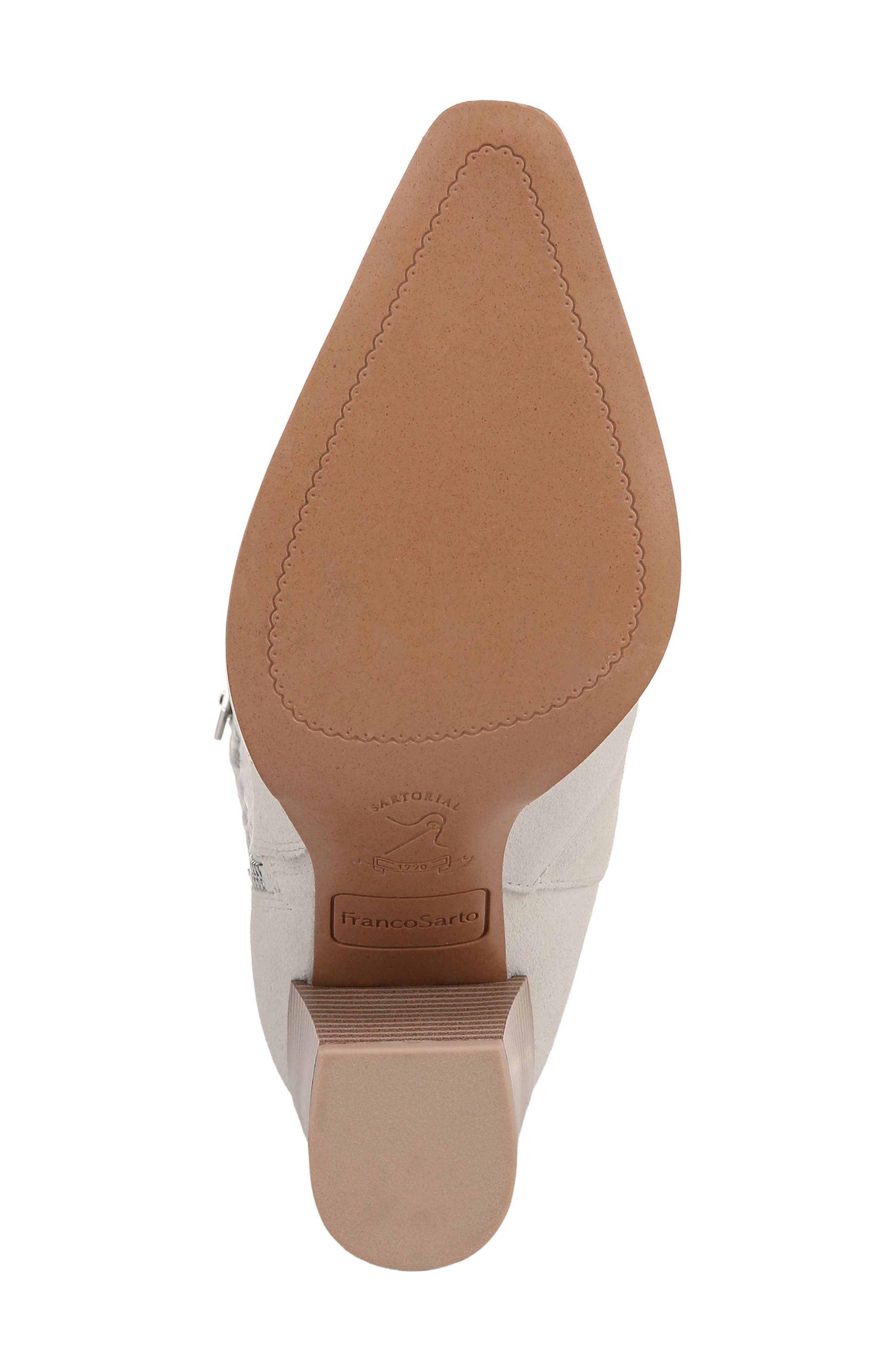 Franco Sarto Jaxon Pointed Toe Boot, Alternate, color, Grey