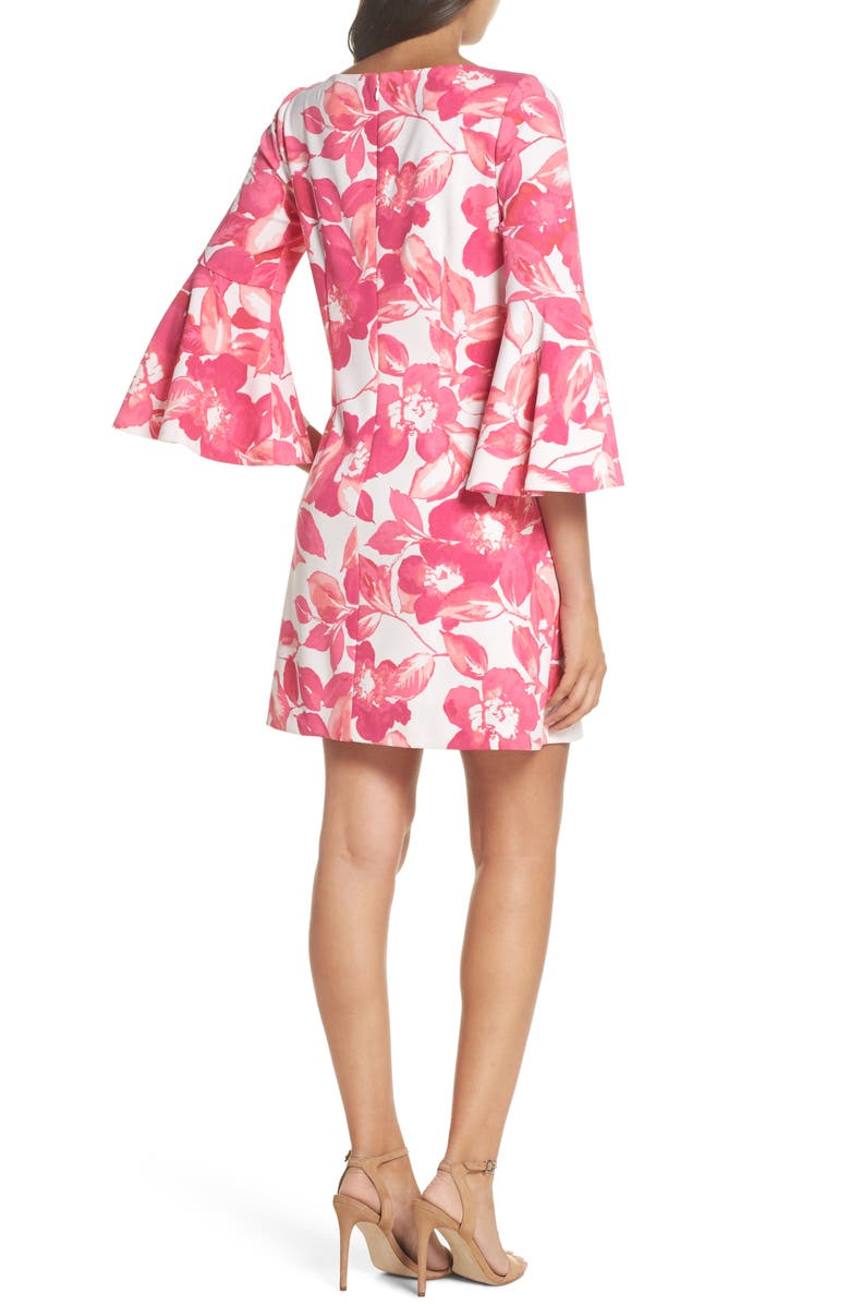 Eliza J Floral Shift Dress, Alternate, color, 