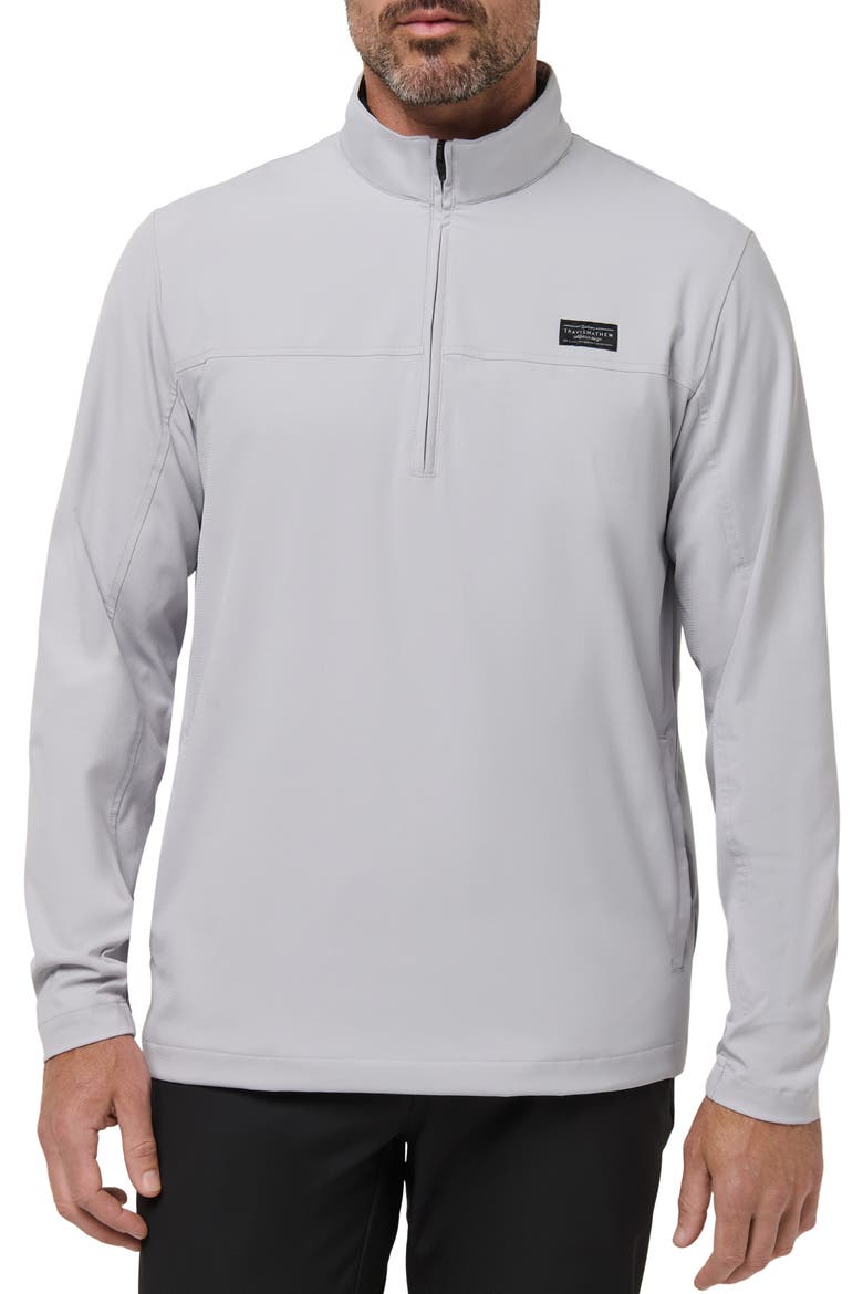 Wanderlust Quarter Zip Pullover, Main, color, MICRO CHIP