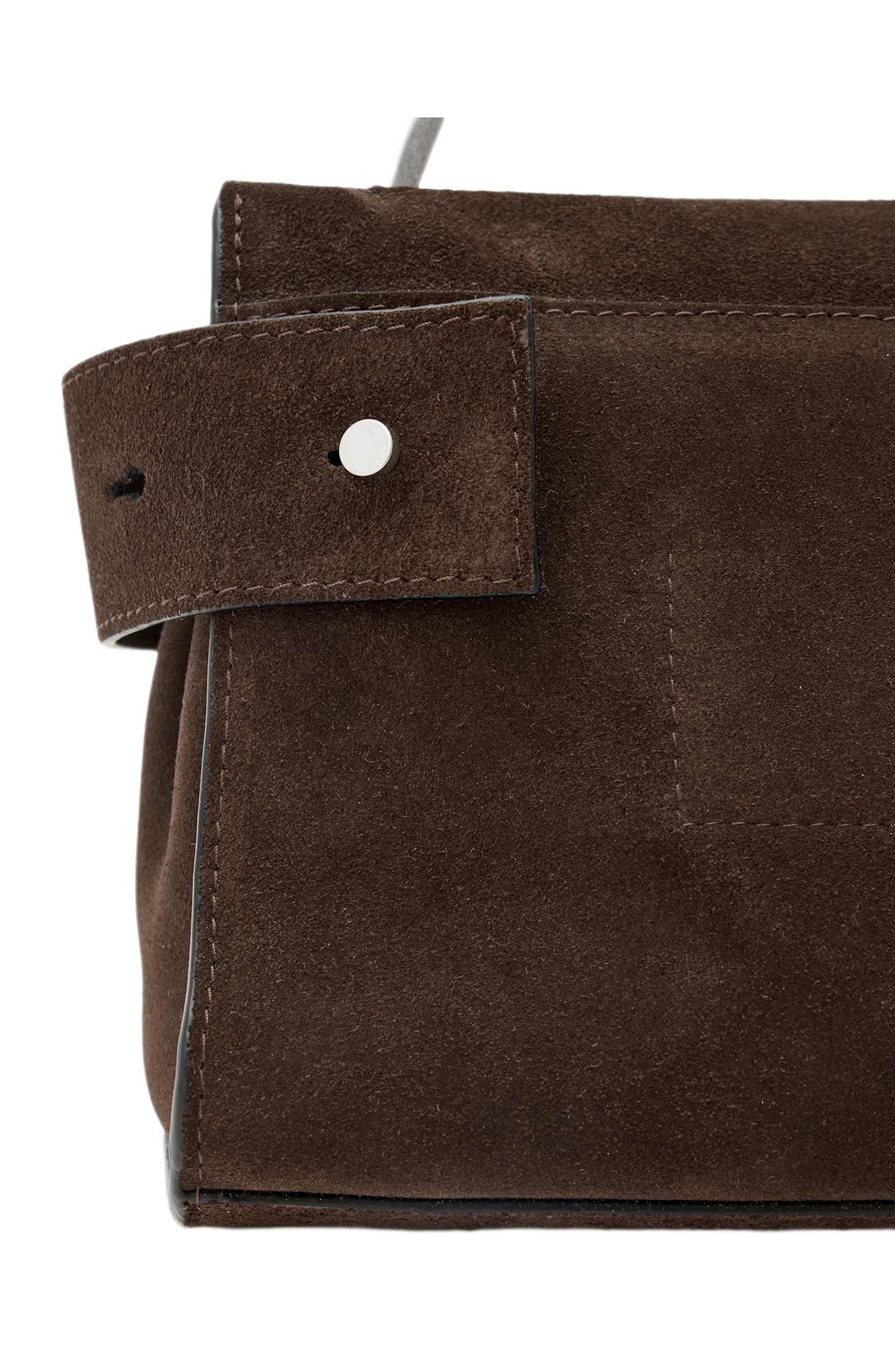 Ursa Mini Leather Crossbody Bag, Alternate, color, FANGO BROWN