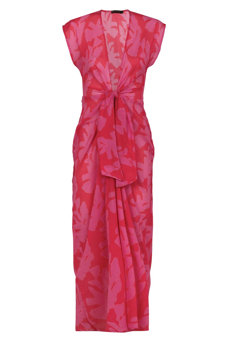 Sasha Long Cover-Up Dress, Alternate, color, MULTI