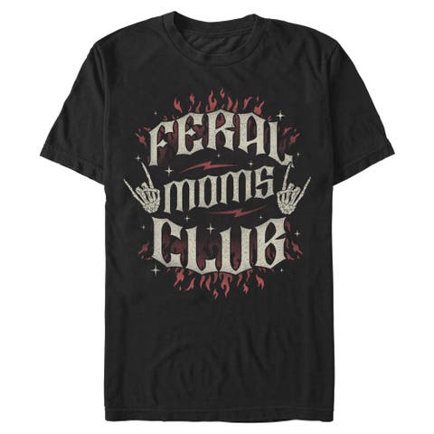Men's Lost Gods Feral Moms Club Distressed  Graphic T-Shirt
