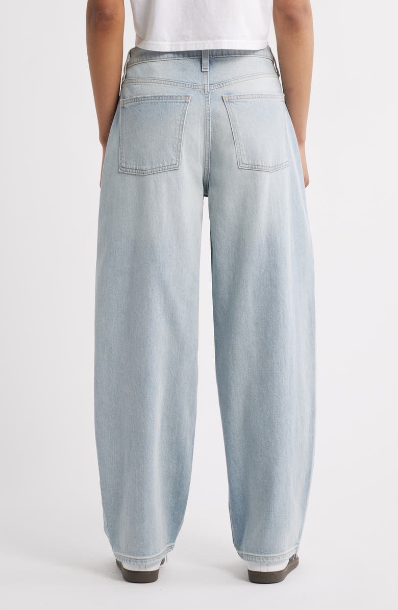 BP. Mid Rise Baggy Barrel Jeans, Alternate, color, Millie Wash
