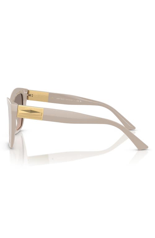Jimmy Choo 54mm Cat Eye Sunglasses In Grey Mirror