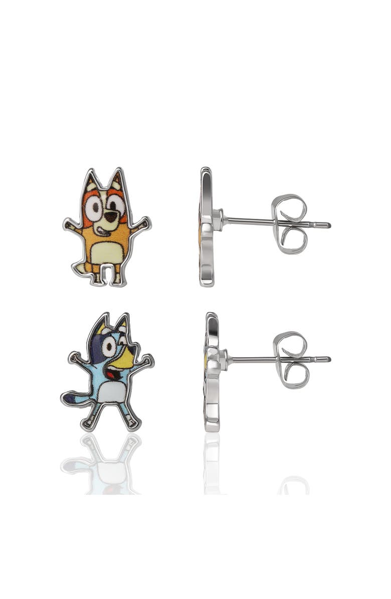 BLUEY 4-Pack Stud Earrings Set, Alternate, color, Multi