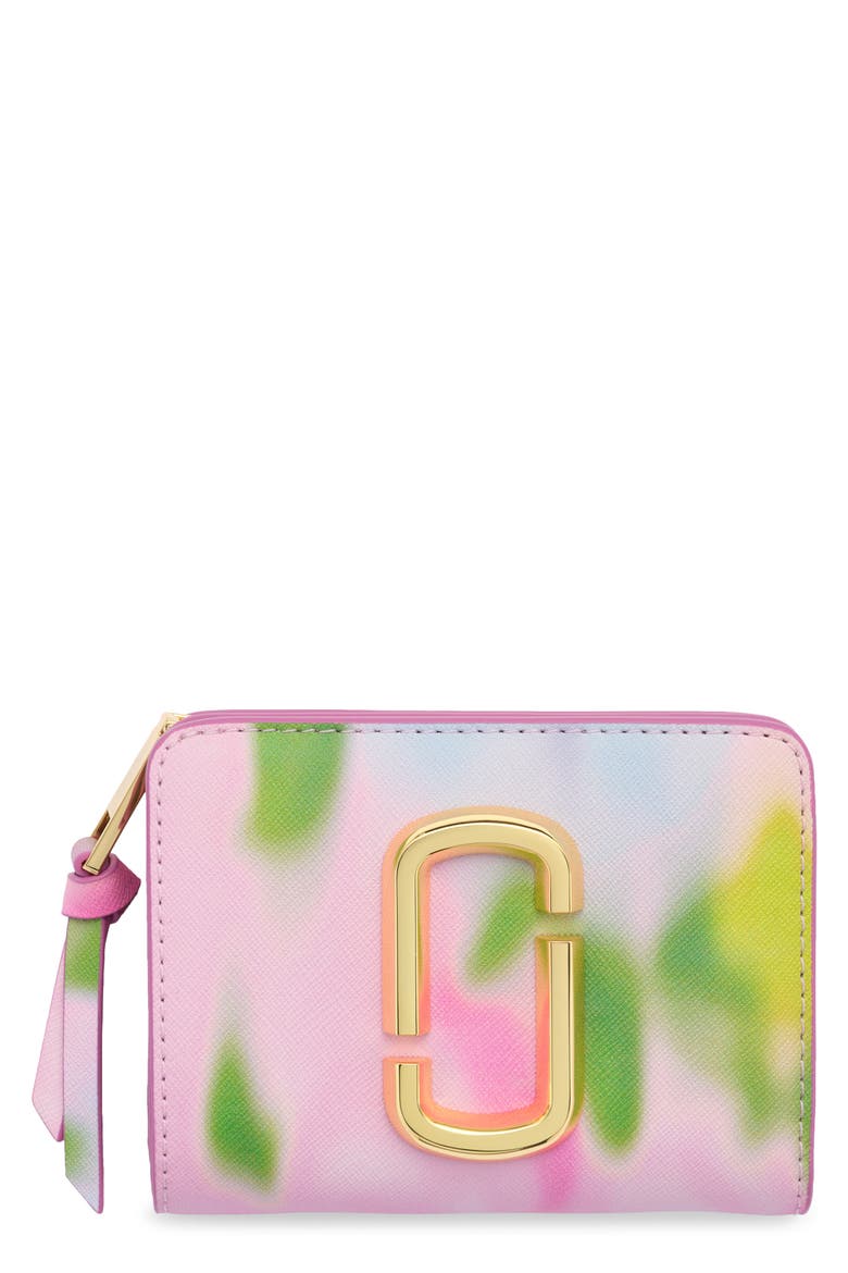 The Mini Compact Wallet, Main, color, RIBBON PINK MULTI