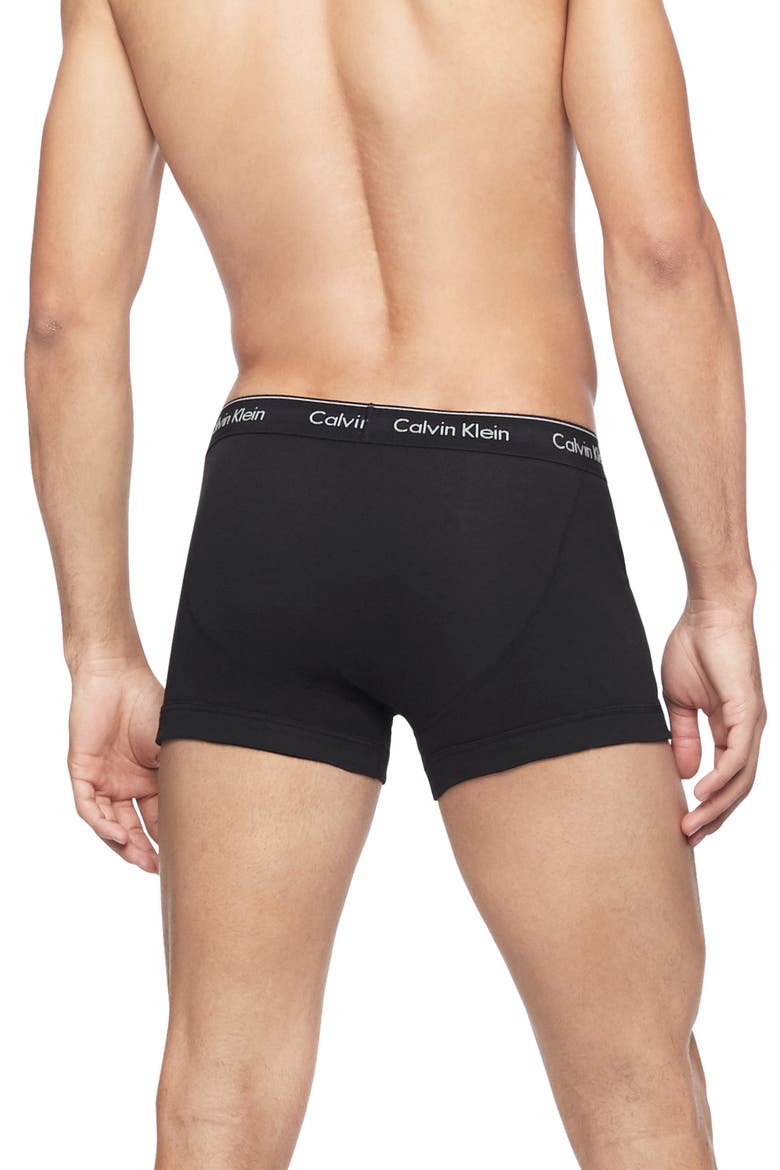 Classics 3-Pack Cotton Trunks, Alternate, color, BLACK