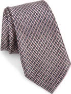 ZEGNA TIES Paglie Small Stripe Silk Tie
