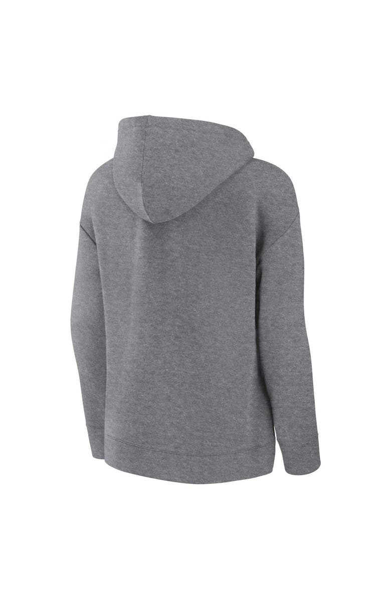 PROFILE Women's Profile Heather Gray New York Mets Plus Size Pullover Hoodie, Alternate, color, Heather Gray