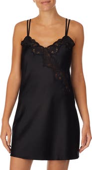 Lauren Ralph Lauren Double Strap Lace Chemise