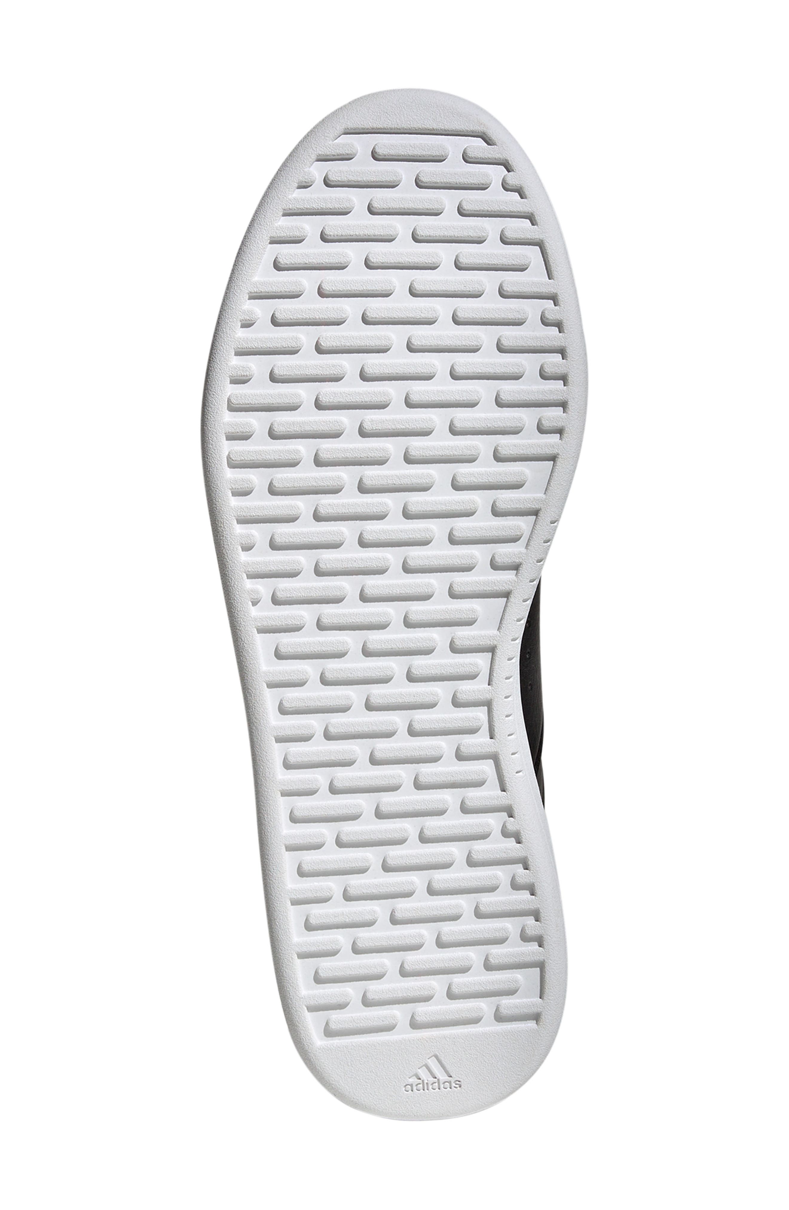 adidas Park St. Tennis Sneaker, Alternate, color, Black/ Black/ White