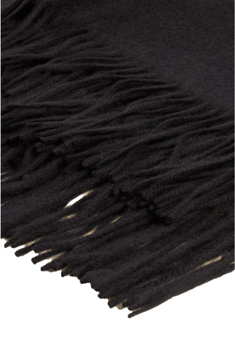 Italic Remi Cashmere Throw, Alternate, color, Black