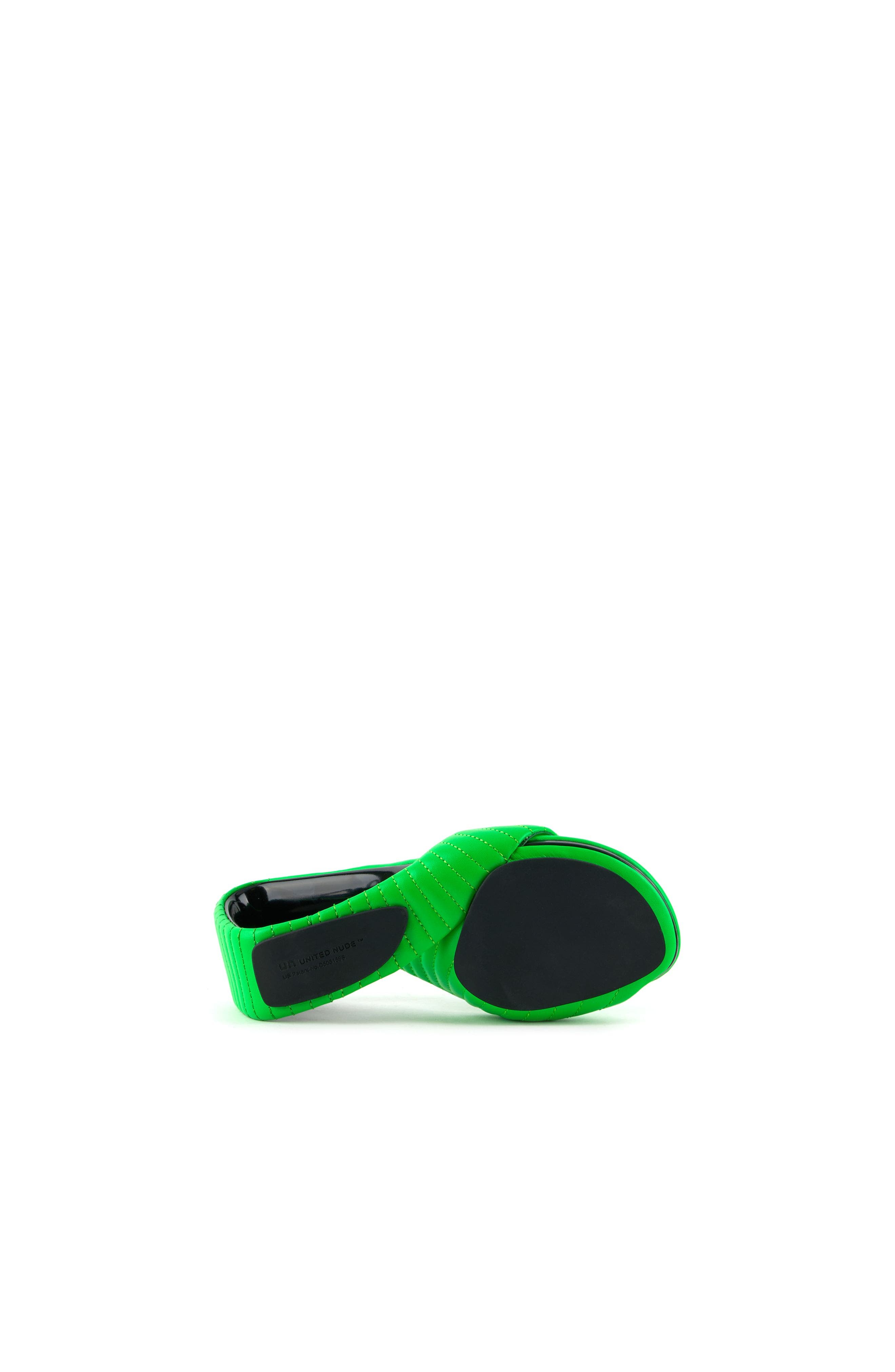 Mobius Hi Puffier Sandals, Alternate, color, Fluo Green Puffier