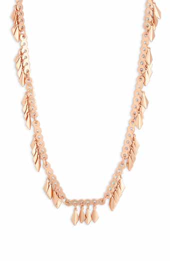 Karine Sultan Long Fringe Necklace