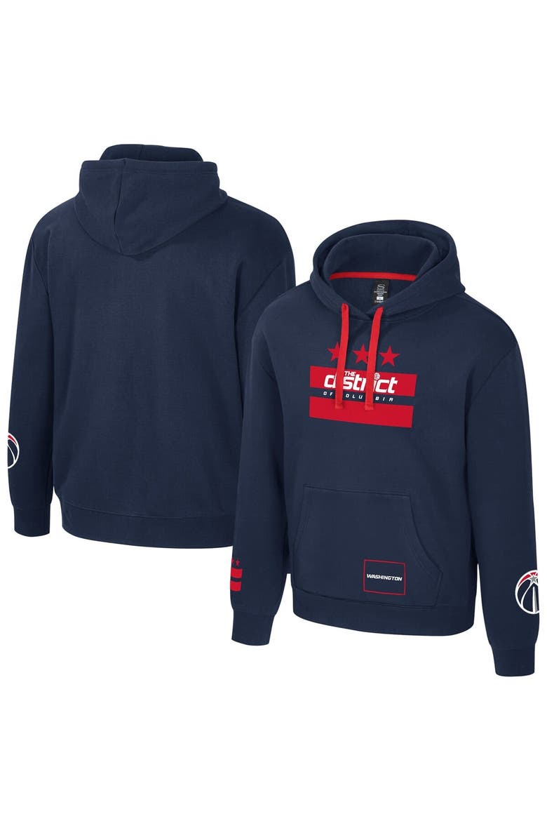 Unisex Stadium Essentials Navy Washington Wizards City Star Hoodie, Main, color, Navy