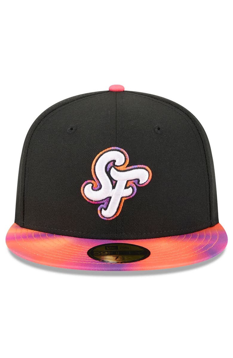 New Era Men's New Era Black/Orange San Francisco Giants 2025 City Connect 59FIFTY Fitted Hat, Alternate, color, Black