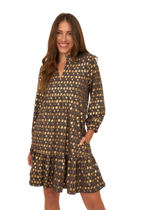 Cabana Life Relaxed Dress in Black Metallic 