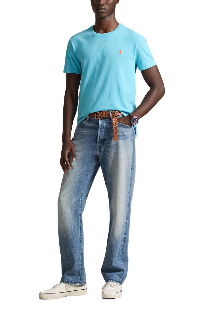 Polo Ralph Lauren Classic Fit Cotton T-Shirt, Alternate, color, Perfect Turquoise