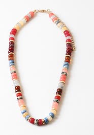 Erin McDermott Jewelry Sunset Mosaic Beaded Necklace