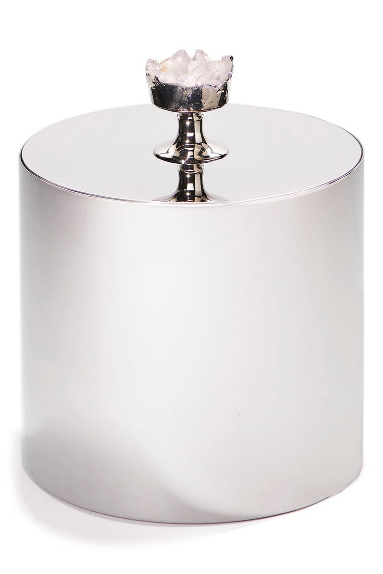 Gemstone Hospitality Ice Bucket, Main, color, SILVER