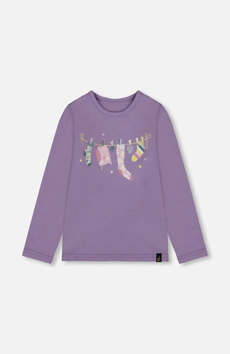 Deux par Deux Organic Cotton Jersey Top, Main, color,