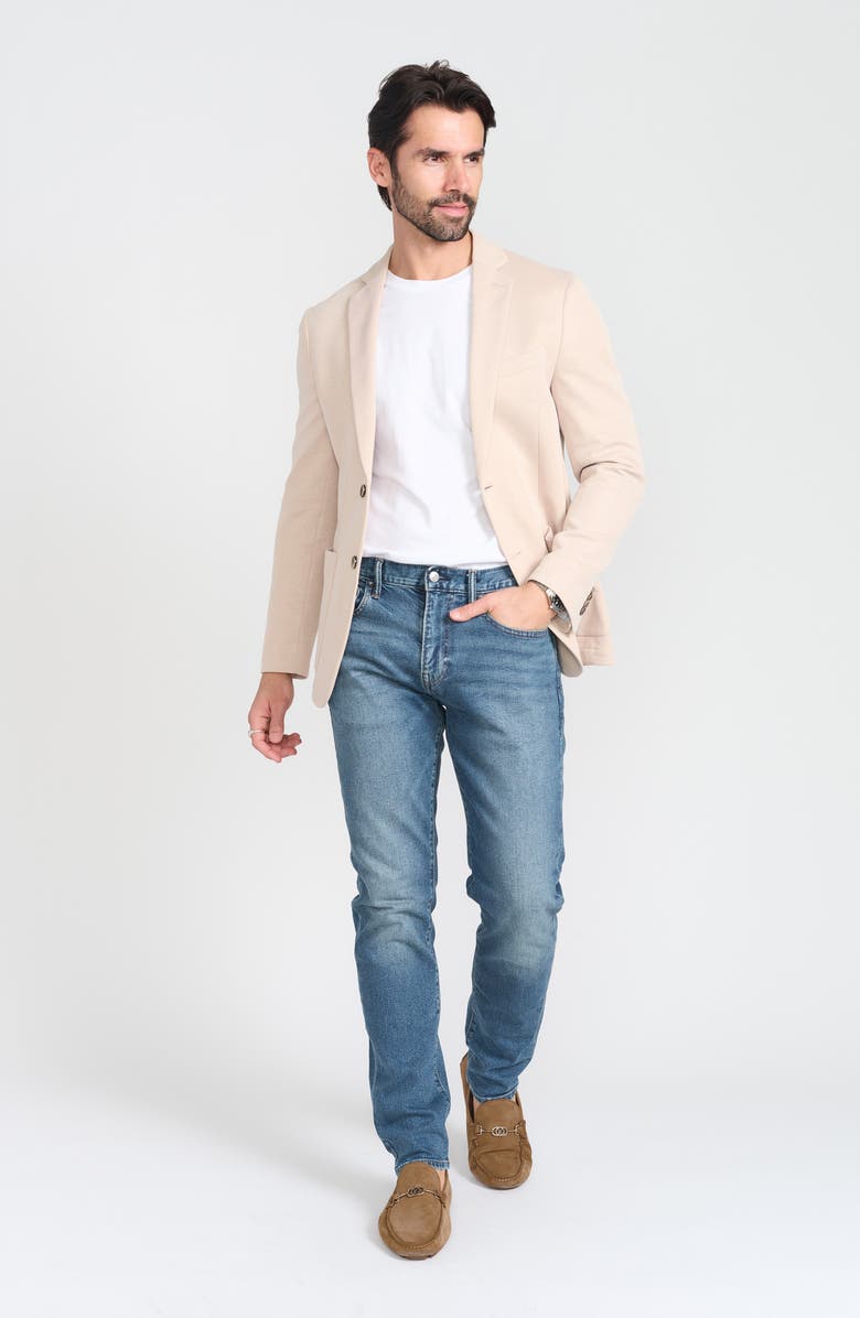 SAVILE ROW CO Textured Knit Sport Coat, Alternate, color, Tan