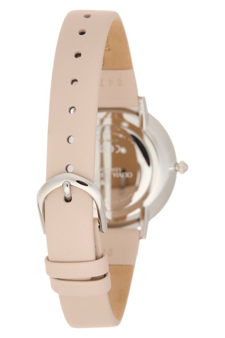Signature Butterfly Mesh Strap Watch, 28mm, Alternate, color, SILVER